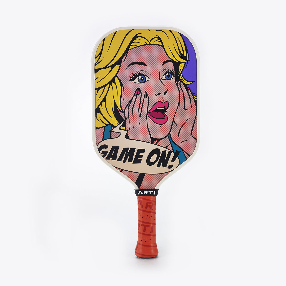 ARTI Carbon Fiber Pickleball Paddle - "GAME ON" Pop-Art