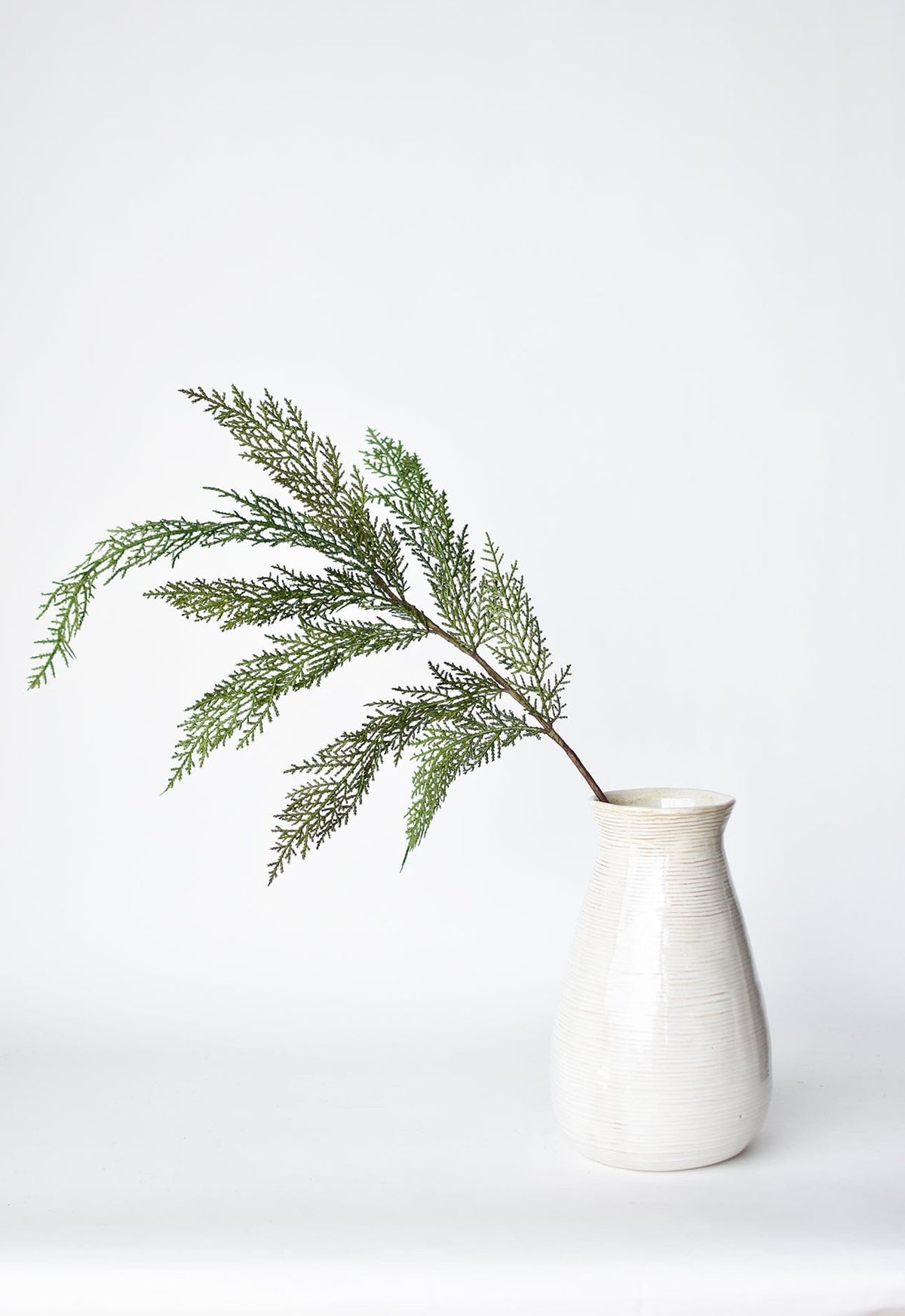 Realistic Faux Cedar Stem, 30" - Holiday Evergreen