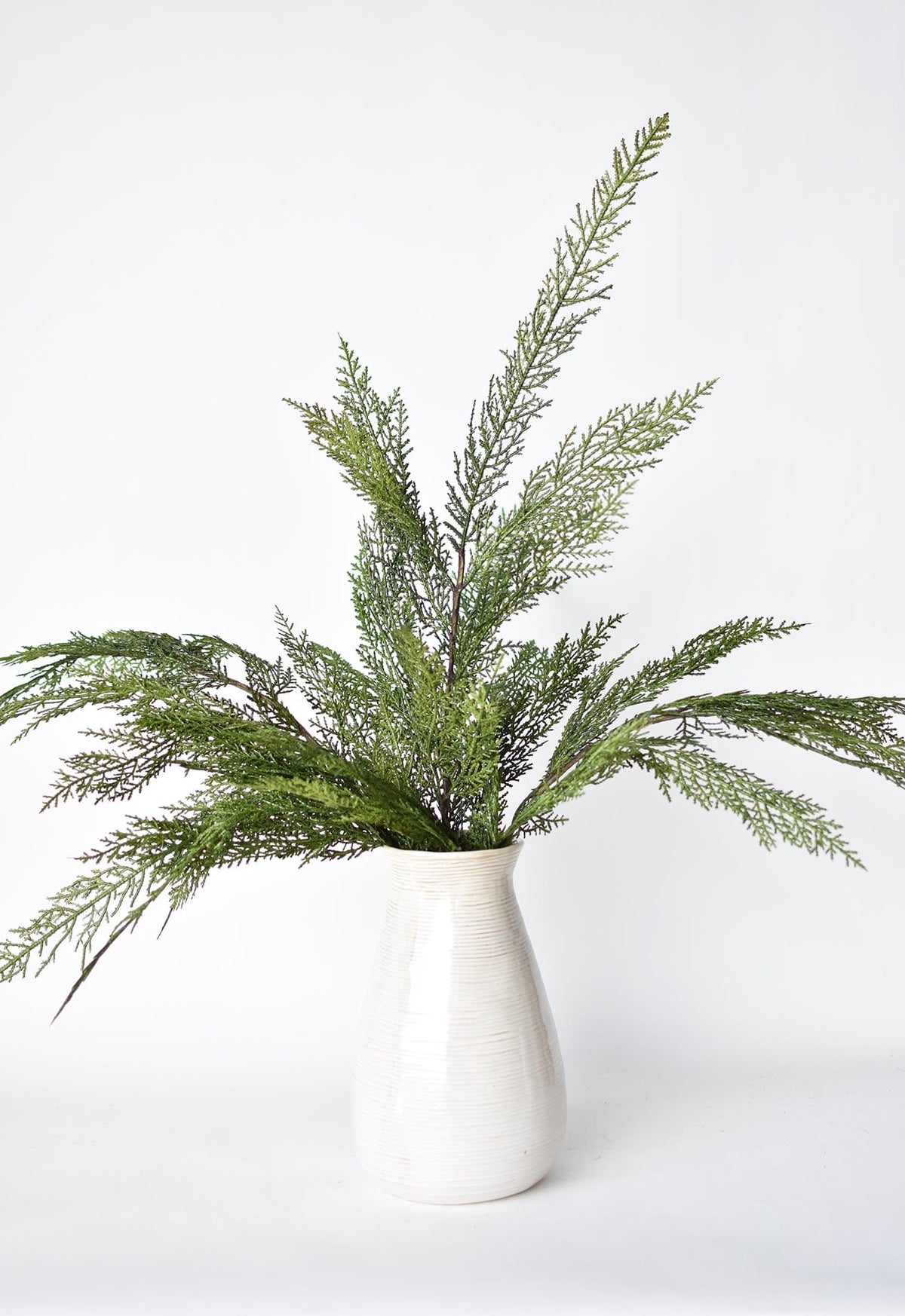 Realistic Faux Cedar Stem, 30" - Holiday Evergreen