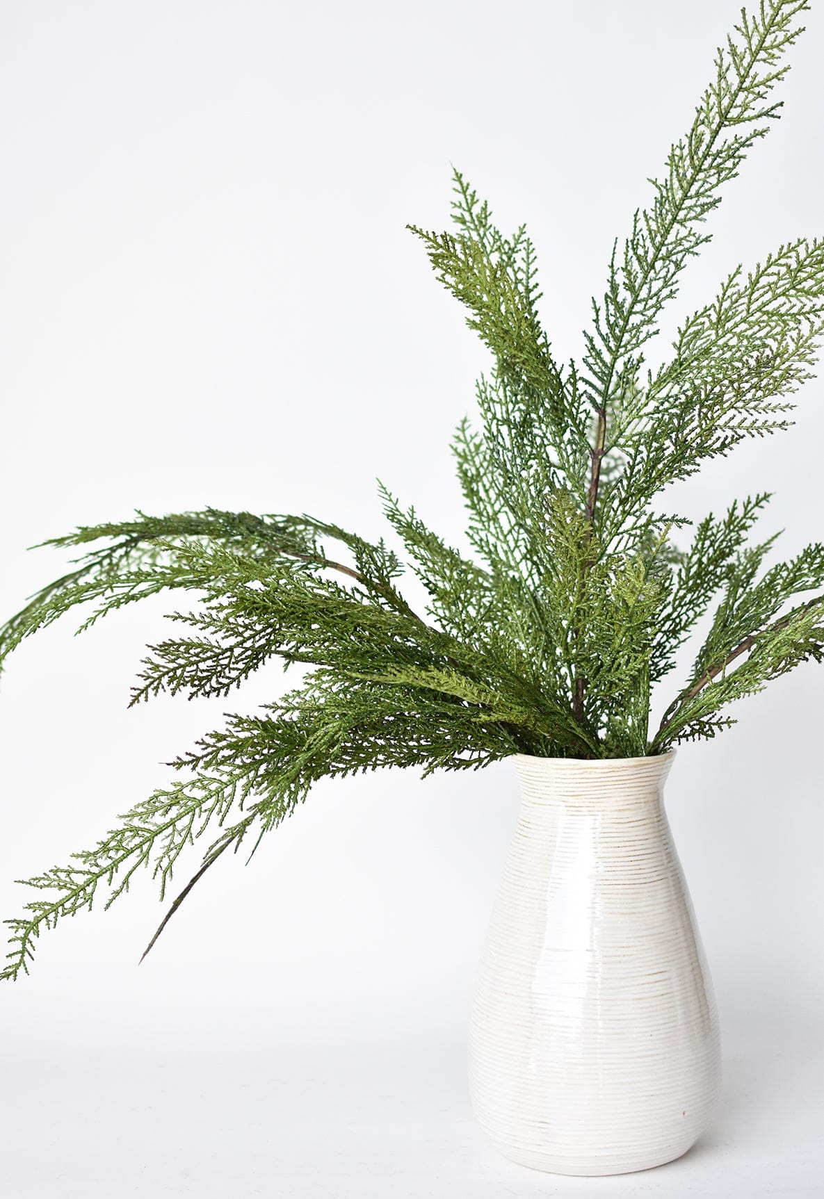 Realistic Faux Cedar Stem, 30" - Holiday Evergreen
