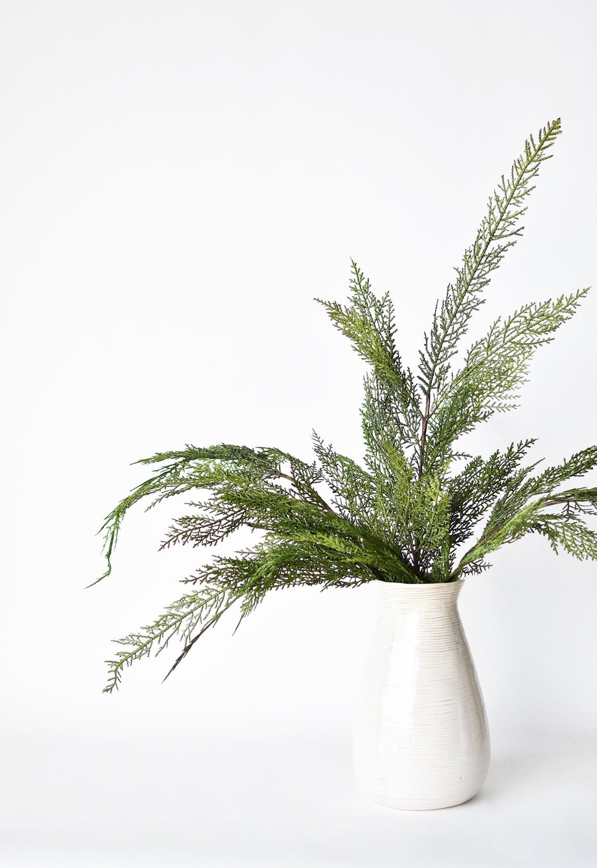 Realistic Faux Cedar Stem, 30" - Holiday Evergreen