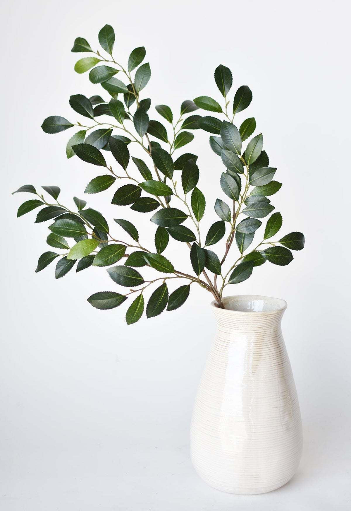Faux Ruscus Leaf Stem, 26"