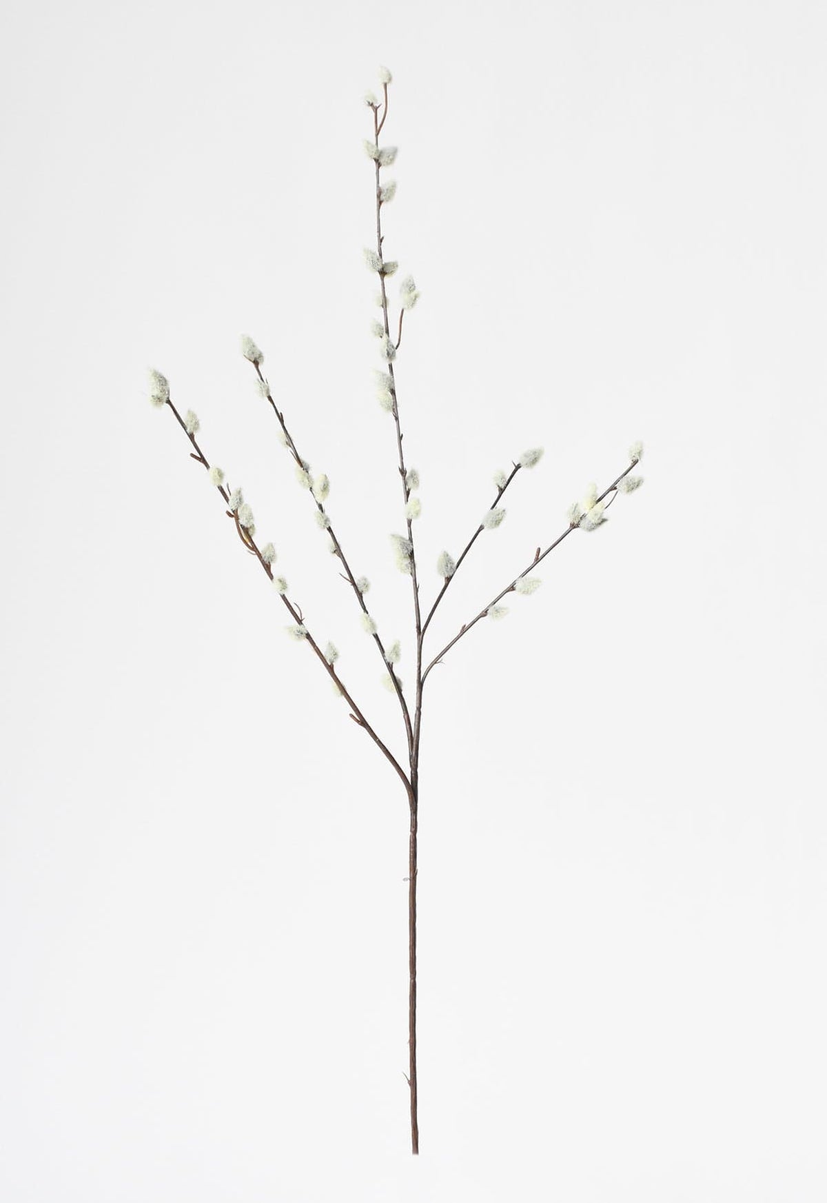 Faux Pussy Willow Stem, 31"