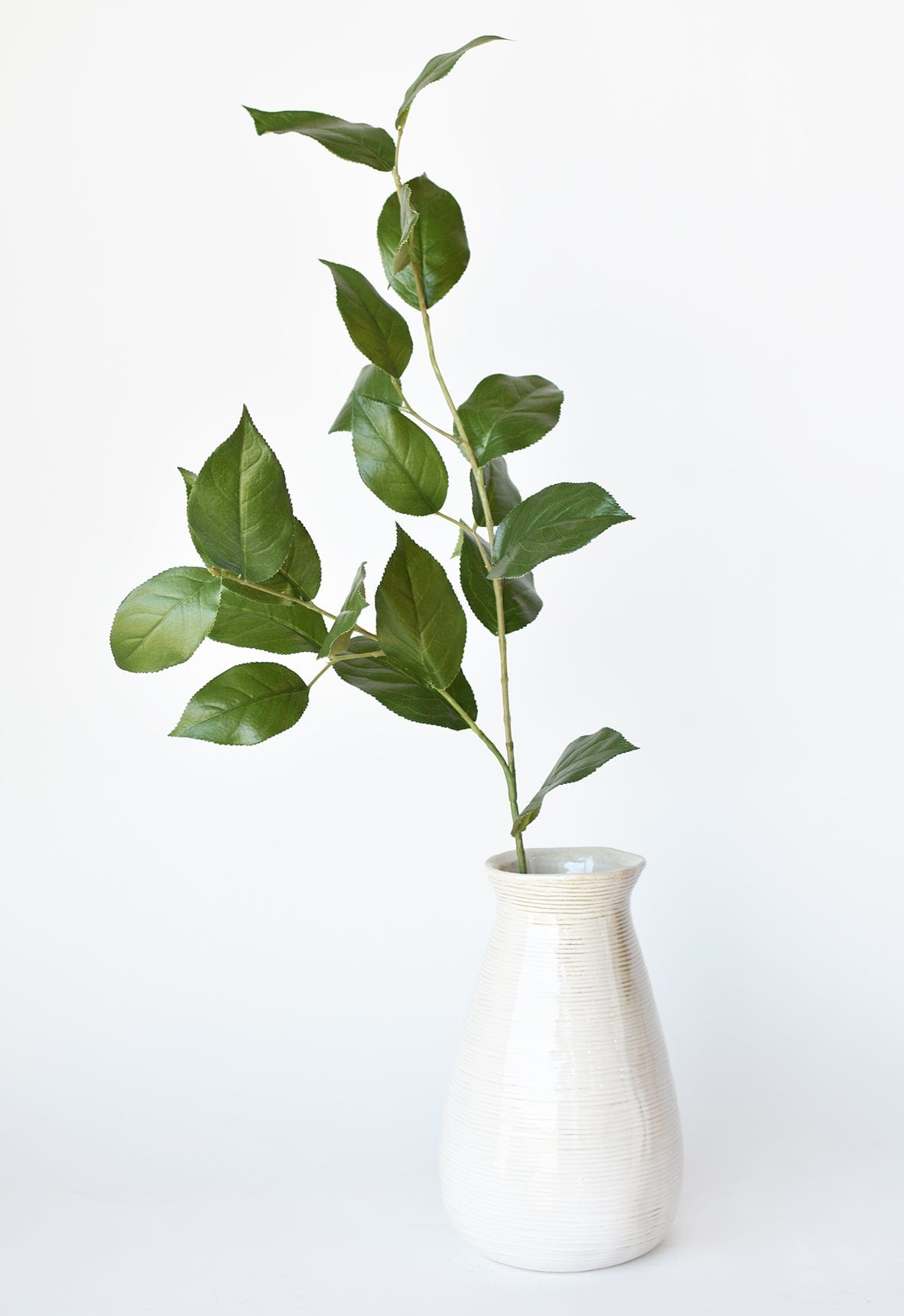Faux Lemon Leaf Branch Stem, 36"
