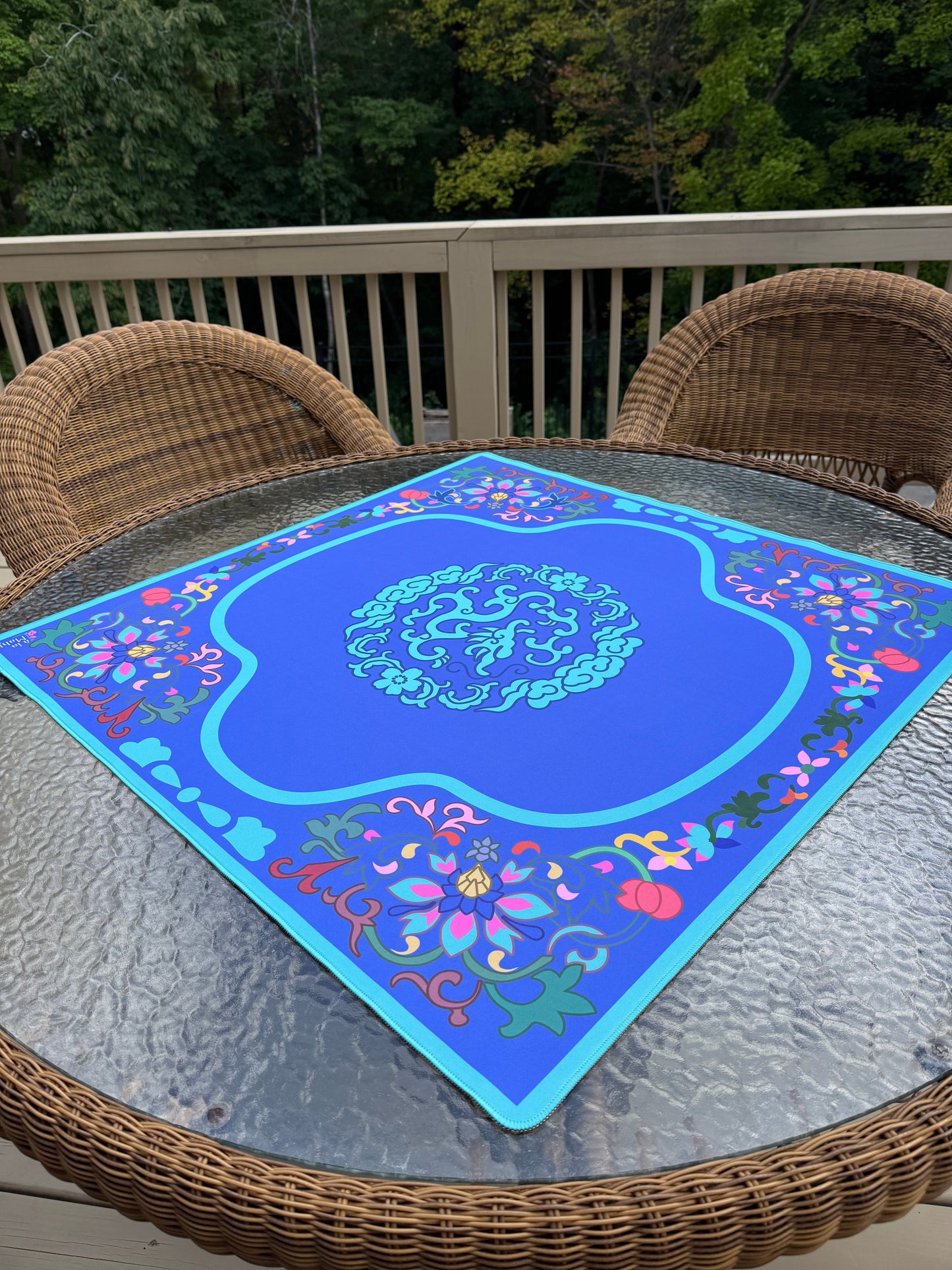 Mat - Brocade in Bloom Mahjong Mat