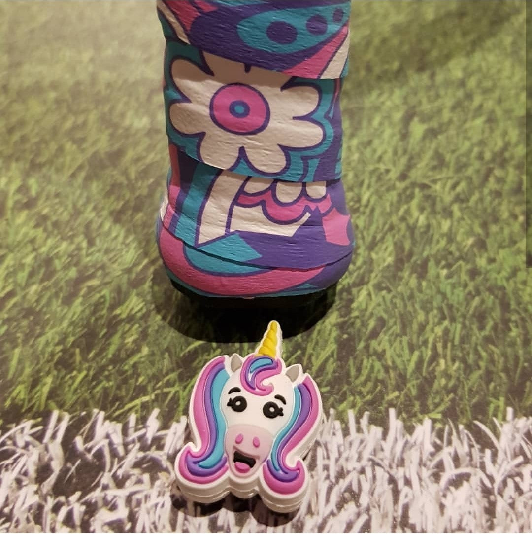 Pink/Purple Unicorn Overgrip Tape for Tennis & Pickleball (Pack of 2)