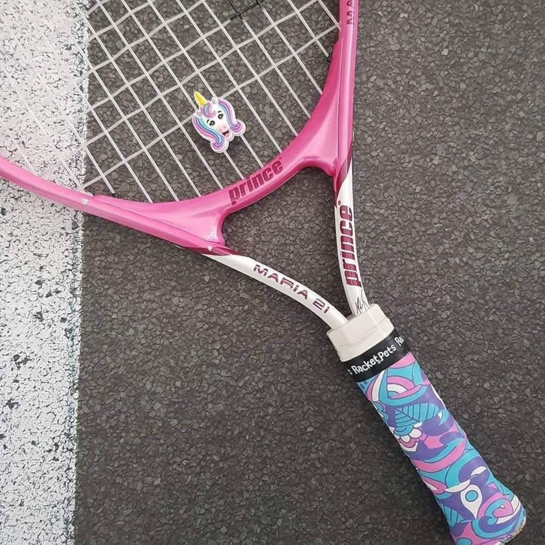 Pink/Purple Unicorn Overgrip Tape for Tennis & Pickleball (Pack of 2)