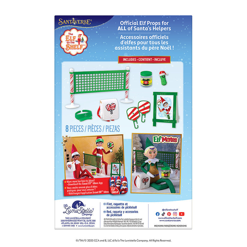 Elf Pickleball Play Pack - Holiday Scout Elf Accessory