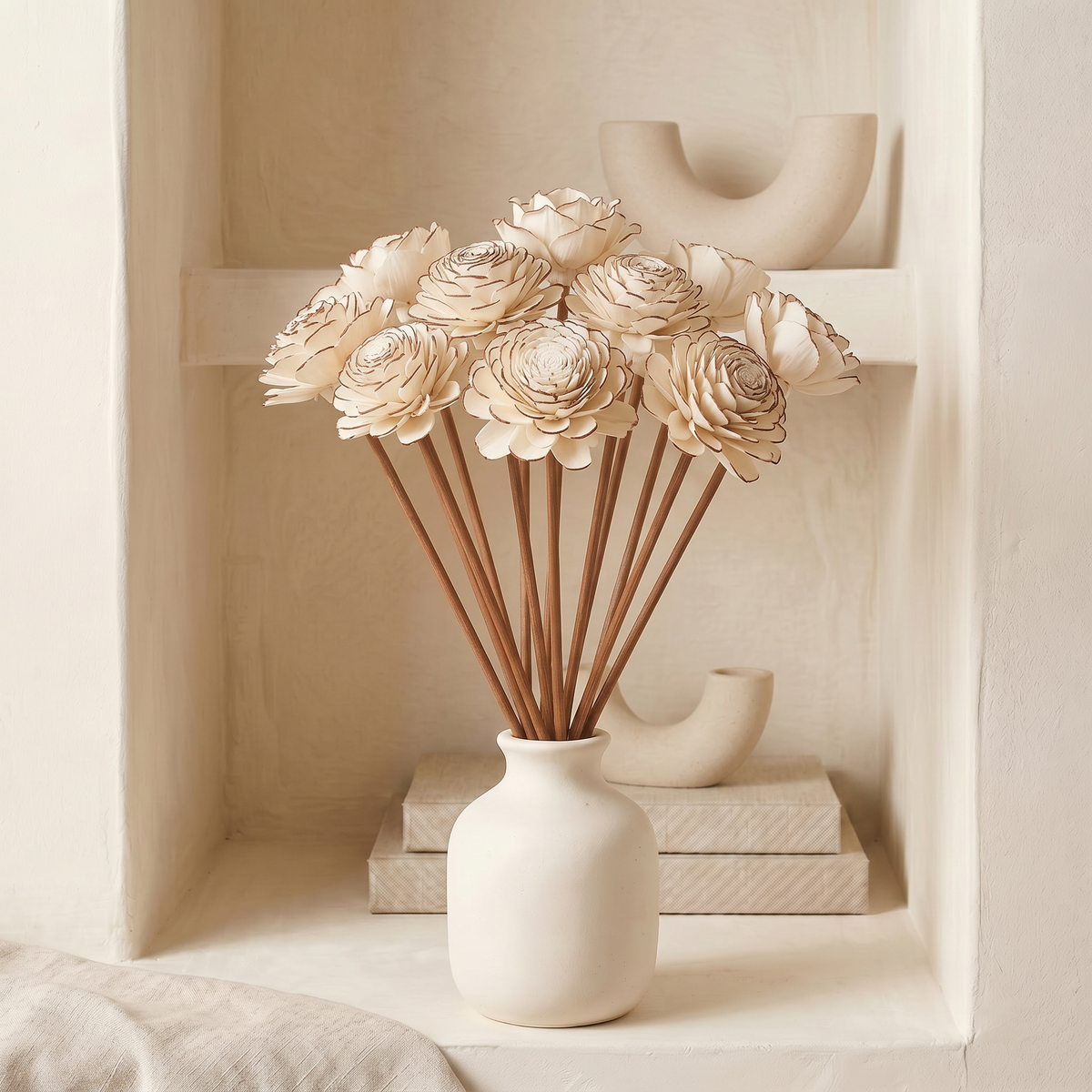 Sola Wood Flower Reed Diffuser Sticks - 12 Pack
