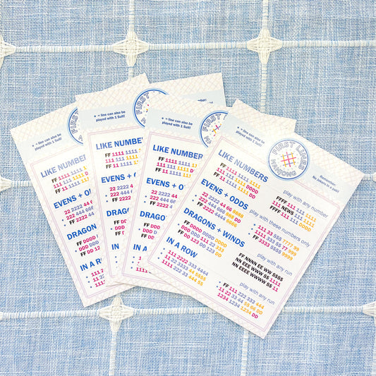 First Lines Mahjong Line Cards