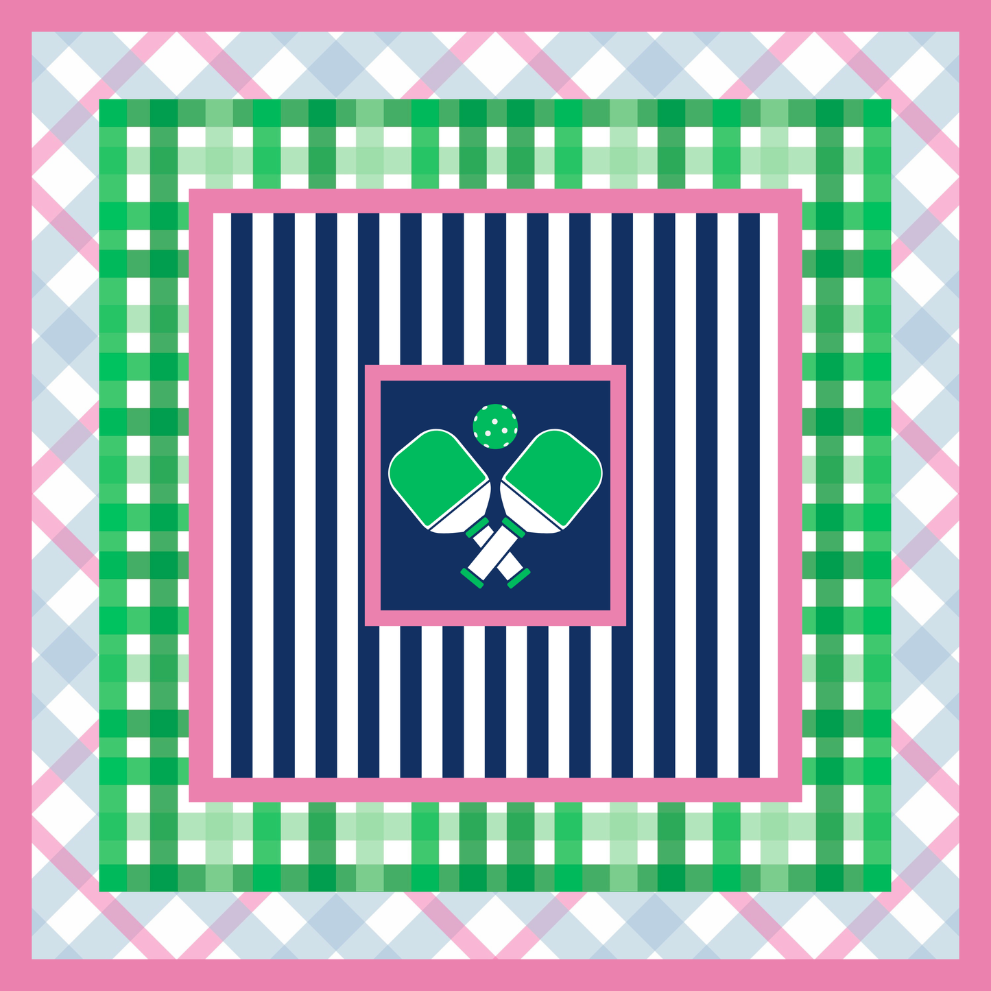 Pickleball Club Mahjong Mat