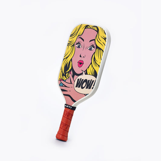ARTI Carbon Fiber Pickleball Paddle - "WOW" Pop-Art