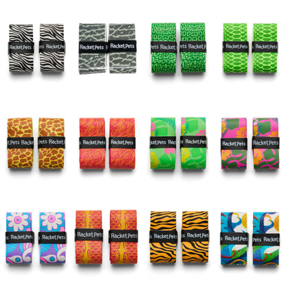 Overgrip Tape for Tennis Racket - Green Alligator (pack of 2)