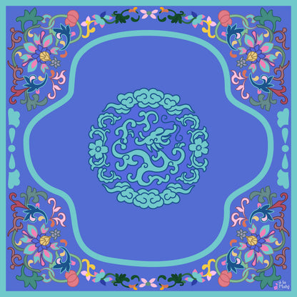 Mat - Brocade in Bloom Mahjong Mat