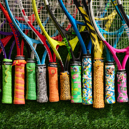 Overgrip Tape for Tennis Racket - Orange Lion (pack of 2)