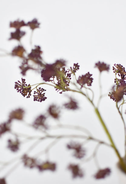 16" Faux Purple Soft Sedum Berry Stem