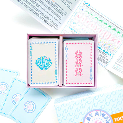 Play Away Mahjong Cards: Beach Edition
