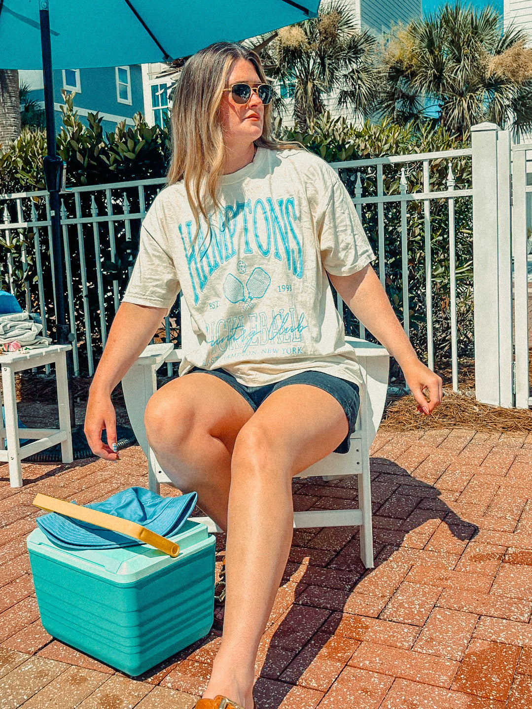 Underground Original Design: Hamptons Country Club Pickleball Boxy Cotton TShirt