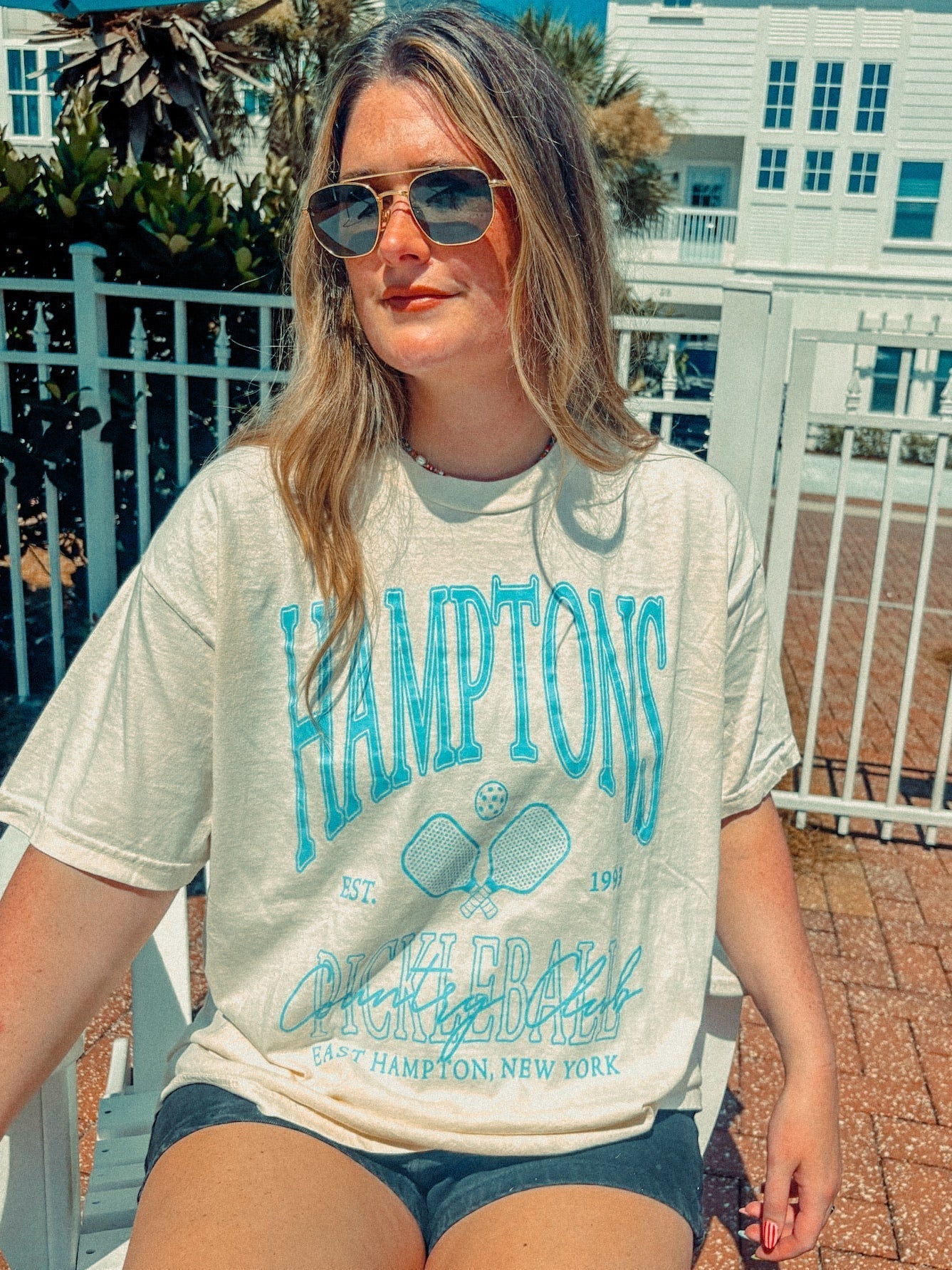 Underground Original Design: Hamptons Country Club Pickleball Boxy Cotton TShirt