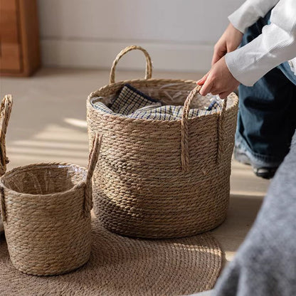 French Country Woven Planter Basket