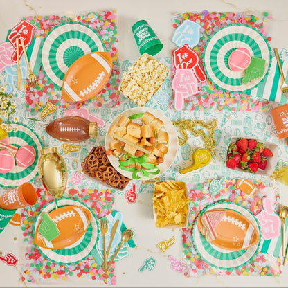 "Game Day Goals" Paper Table Runner (25 ft, cut to fit)