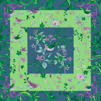 Pop of Spring Mahjong Mat