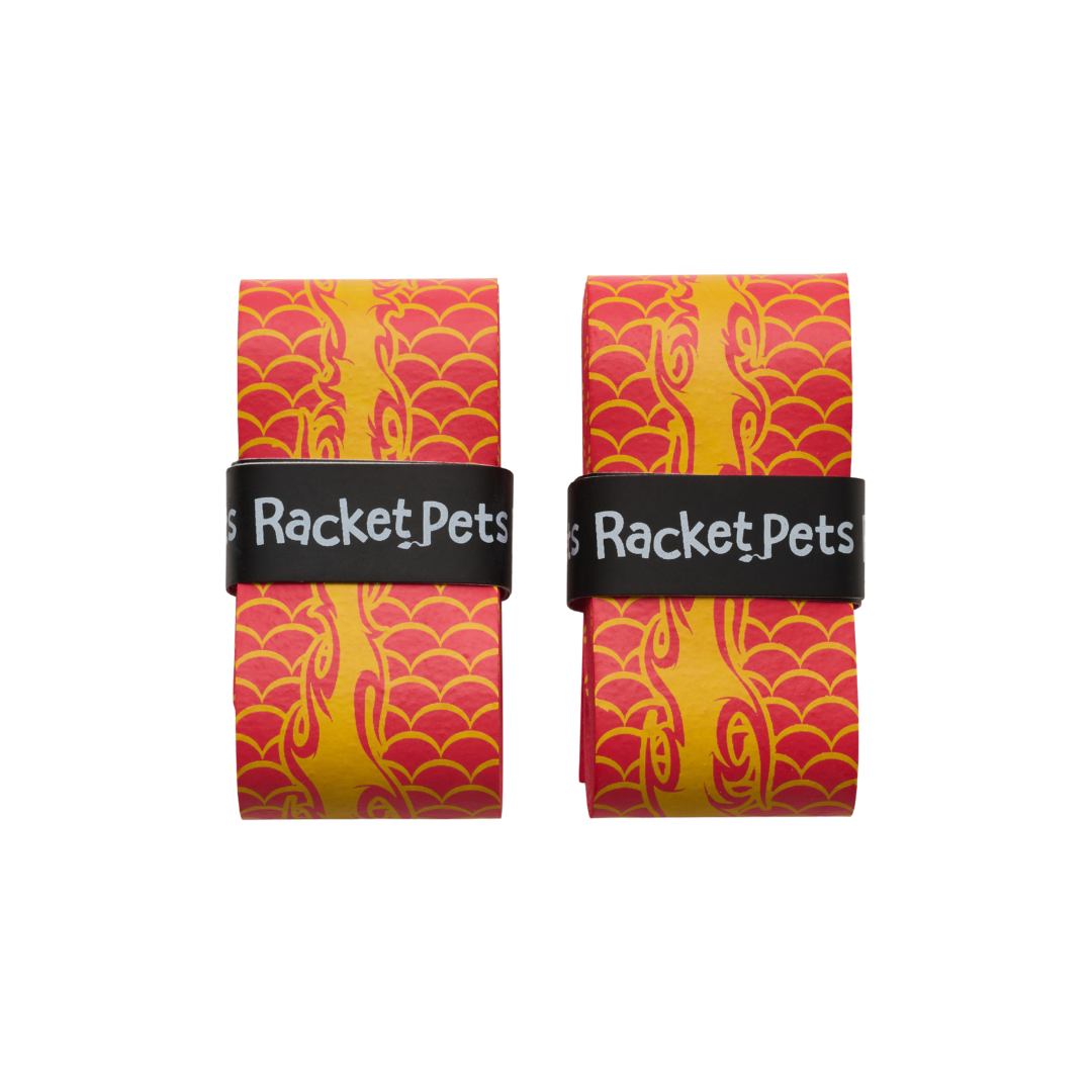 Overgrip Tape for Tennis Racket - Red Dragon (pack of 2)