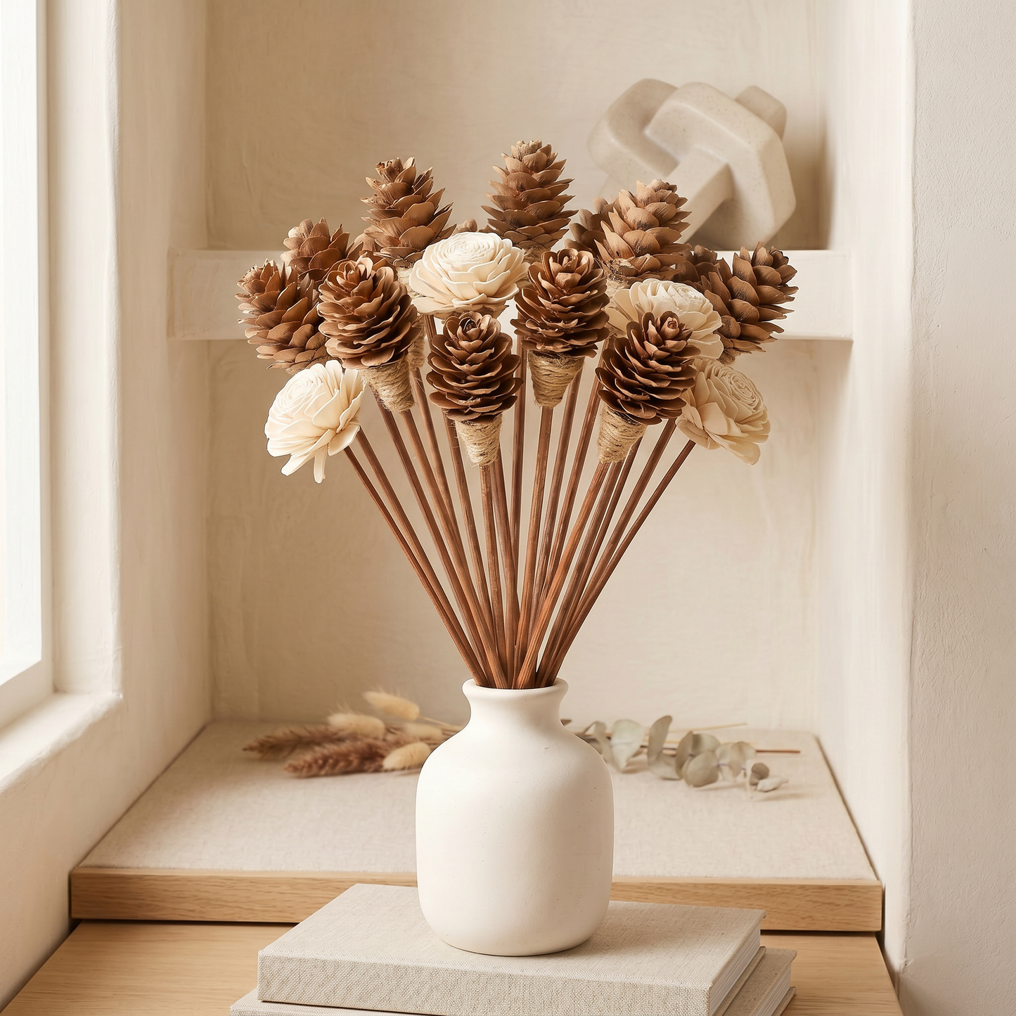 Sola Wood Flower Reed Diffuser Sticks, 9" — 12 Pack