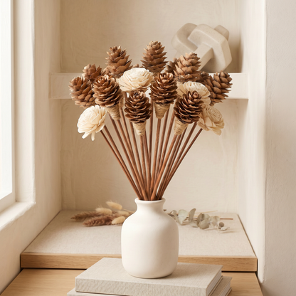 Sola Wood Flower Reed Diffuser Sticks, 9" — 12 Pack