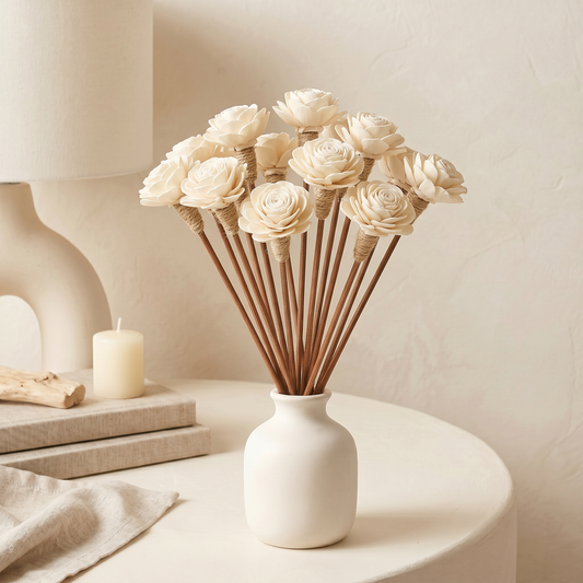 Sola Wood Flower Reed Diffuser Sticks, 9" — 12 Pack